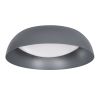 GLOBOSTAR® ANATOLIA 61262 Μοντέρνο Φωτιστικό Οροφής LED 60W 6900lm 120° AC 220-240V IP20 Ρυθμιζόμενο Λευκό CCT με Χειριστήριο από 2700K έως 6000K Dimmable - Lumileds SMD Chip - Γκρι - Μ43 x Π43 x Υ11cm - 3 Χρόνια Εγγύηση