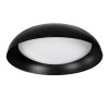 GLOBOSTAR® ANATOLIA 61264 Μοντέρνο Φωτιστικό Οροφής LED 75W 8625lm 120° AC 220-240V IP20 Ρυθμιζόμενο Λευκό CCT με Χειριστήριο από 2700K έως 6000K Dimmable - Lumileds SMD Chip - Μαύρο Ματ - Μ60 x Π60 x Υ13cm - 3 Χρόνια Εγγύηση