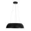 GLOBOSTAR® ANATOLIA 61267 Μοντέρνο Κρεμαστό Φωτιστικό Οροφής LED 60W 6900lm 120° AC 220-240V IP20 Ρυθμιζόμενο Λευκό CCT με Χειριστήριο από 2700K έως 6000K Dimmable - Lumileds SMD Chip - Μαύρο Ματ - Μ43 x Π43 x Υ11cm - 3 Χρόνια Εγγύηση