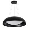 GLOBOSTAR® ANATOLIA 61269 Μοντέρνο Κρεμαστό Φωτιστικό Οροφής LED 75W 8625lm 120° AC 220-240V IP20 Ρυθμιζόμενο Λευκό CCT με Χειριστήριο από 2700K έως 6000K Dimmable - Lumileds SMD Chip - Μαύρο Ματ - Μ60 x Π60 x Υ12.5cm - 3 Χρόνια Εγγύηση
