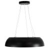 GLOBOSTAR® ANATOLIA 61269 Μοντέρνο Κρεμαστό Φωτιστικό Οροφής LED 75W 8625lm 120° AC 220-240V IP20 Ρυθμιζόμενο Λευκό CCT με Χειριστήριο από 2700K έως 6000K Dimmable - Lumileds SMD Chip - Μαύρο Ματ - Μ60 x Π60 x Υ12.5cm - 3 Χρόνια Εγγύηση