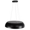 GLOBOSTAR® ANATOLIA 61269 Μοντέρνο Κρεμαστό Φωτιστικό Οροφής LED 75W 8625lm 120° AC 220-240V IP20 Ρυθμιζόμενο Λευκό CCT με Χειριστήριο από 2700K έως 6000K Dimmable - Lumileds SMD Chip - Μαύρο Ματ - Μ60 x Π60 x Υ12.5cm - 3 Χρόνια Εγγύηση