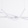 GLOBOSTAR® DOLORES 61280 Μοντέρνο Κρεμαστό Φωτιστικό Οροφής LED 105W 11760lm 300° AC 220-240V IP20 Ρυθμιζόμενο Λευκό CCT με Χειριστήριο από 2700K έως 6000K Dimmable - Lumileds SMD Chip - Λευκό Ματ - Μ110 x Π17 x Υ17.5cm - 3 Χρόνια Εγγύηση