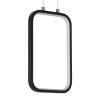 GLOBOSTAR® DEROBA 61298 Μοντέρνο Κρεμαστό Φωτιστικό Οροφής LED 12W 1320lm 360° AC 220-240V IP20 Ρυθμιζόμενο Λευκό CCT με On/Off 2700K/4500K/6000K - Lumileds SMD Chip - Μαύρο Ματ - Μ16 x Π1.6 x Υ25.5cm - 3 Χρόνια Εγγύηση