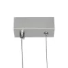 GLOBOSTAR® DEROBA 61300 Μοντέρνο Κρεμαστό Φωτιστικό Οροφής LED 12W 1320lm 360° AC 220-240V IP20 Ρυθμιζόμενο Λευκό CCT με On/Off 2700K/4500K/6000K - Lumileds SMD Chip - Νίκελ Βούρτσας - Μ16 x Π1.6 x Υ25.5cm - 3 Χρόνια Εγγύηση