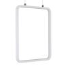 GLOBOSTAR® NEROBA 61303 Μοντέρνο Κρεμαστό Φωτιστικό Οροφής LED 18W 1980lm 360° AC 220-240V IP20 Ρυθμιζόμενο Λευκό CCT με On/Off 2700K/4500K/6000K - Lumileds SMD Chip - Λευκό Ματ - Μ29 x Π2 x Υ36cm - 3 Χρόνια Εγγύηση