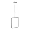 GLOBOSTAR® NEROBA 61304 Μοντέρνο Κρεμαστό Φωτιστικό Οροφής LED 18W 1980lm 360° AC 220-240V IP20 Ρυθμιζόμενο Λευκό CCT με On/Off 2700K/4500K/6000K - Lumileds SMD Chip - Νίκελ Βούρτσας - Μ29 x Π2 x Υ36cm - 3 Χρόνια Εγγύηση