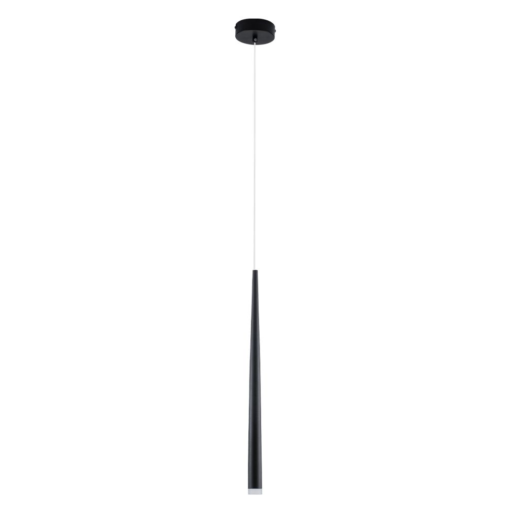 GLOBOSTAR® TEARS 61309 Μοντέρνο Κρεμαστό Φωτιστικό Οροφής LED 3W 330lm 180° AC 220-240V IP20 Ρυθμιζόμενο Λευκό CCT με Χειριστήριο από 2700K έως 6000K Dimmable - Lumileds SMD Chip - Μαύρο Ματ - Μ3.2 x Π3.2 x Υ51.5cm - 3 Χρόνια Εγγύηση