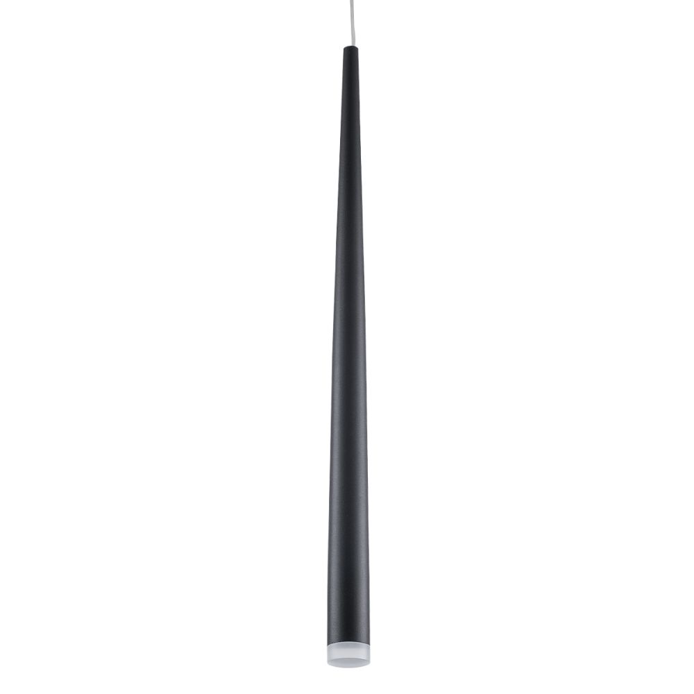 GLOBOSTAR® TEARS 61309 Μοντέρνο Κρεμαστό Φωτιστικό Οροφής LED 3W 330lm 180° AC 220-240V IP20 Ρυθμιζόμενο Λευκό CCT με Χειριστήριο από 2700K έως 6000K Dimmable - Lumileds SMD Chip - Μαύρο Ματ - Μ3.2 x Π3.2 x Υ51.5cm - 3 Χρόνια Εγγύηση
