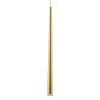 GLOBOSTAR® TEARS 61310 Μοντέρνο Κρεμαστό Φωτιστικό Οροφής LED 3W 330lm 180° AC 220-240V IP20 Ρυθμιζόμενο Λευκό CCT με On/Off 2700K/4500K/6000K - Lumileds SMD Chip - Χρυσό Βούρτσας - Μ3.2 x Π3.2 x Υ51.5cm - 3 Χρόνια Εγγύηση