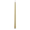 GLOBOSTAR® TEARS 61310 Μοντέρνο Κρεμαστό Φωτιστικό Οροφής LED 3W 330lm 180° AC 220-240V IP20 Ρυθμιζόμενο Λευκό CCT με On/Off 2700K/4500K/6000K - Lumileds SMD Chip - Χρυσό Βούρτσας - Μ3.2 x Π3.2 x Υ51.5cm - 3 Χρόνια Εγγύηση