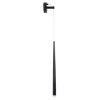 GLOBOSTAR® TEARS 61315 Μοντέρνο Φωτιστικό Τοίχου - Απλίκα LED 3W 330lm 180° AC 220-240V IP20 Ρυθμιζόμενο Λευκό CCT με On/Off 2700K/4500K/6000K - Lumileds SMD Chip - Μαύρο Ματ - Μ3.2 x Π3.2 x Υ51.5cm - 3 Χρόνια Εγγύηση