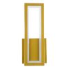GLOBOSTAR® TIARA 61328 Μοντέρνο Φωτιστικό Τοίχου - Απλίκα LED 12W 1440lm 300° AC 220-240V IP20 Ρυθμιζόμενο Λευκό CCT με On/Off 2700K/4500K/6000K - Lumileds SMD Chip - Χρυσό Βούρτσας - Μ12.5 x Π4 x Υ32cm - 3 Χρόνια Εγγύηση