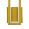GLOBOSTAR® TIARA 61328 Μοντέρνο Φωτιστικό Τοίχου - Απλίκα LED 12W 1440lm 300° AC 220-240V IP20 Ρυθμιζόμενο Λευκό CCT με On/Off 2700K/4500K/6000K - Lumileds SMD Chip - Χρυσό Βούρτσας - Μ12.5 x Π4 x Υ32cm - 3 Χρόνια Εγγύηση