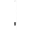 GLOBOSTAR® HARLEM 61335 Μοντέρνο Φωτιστικό Τοίχου - Απλίκα LED 18W 2160lm 120° AC 220-240V IP20 Ρυθμιζόμενο Λευκό CCT με On/Off 2700K/4500K/6000K - Lumileds SMD Chip - Μαύρο Ματ - Μ5 x Π4 x Υ120cm - 3 Χρόνια Εγγύηση