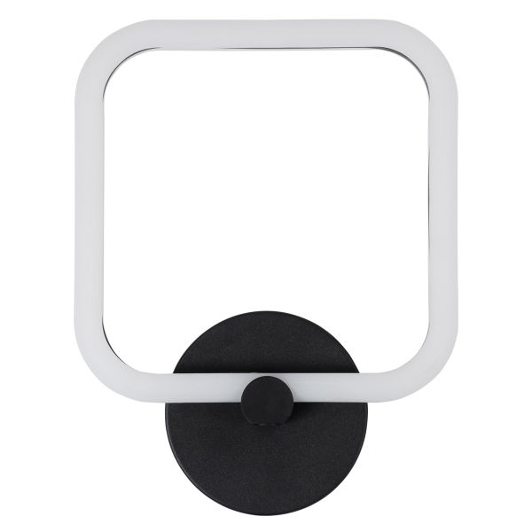 GLOBOSTAR® ELIZA 61343 Μοντέρνο Φωτιστικό Τοίχου - Απλίκα LED 8W 960lm 360° AC 220-240V IP20 Ρυθμιζόμενο Λευκό CCT με On/Off 2700K/4500K/6000K - Lumileds SMD Chip - Μαύρο Ματ - Μ22 x Π5 x Υ28.5cm - 3 Χρόνια Εγγύηση