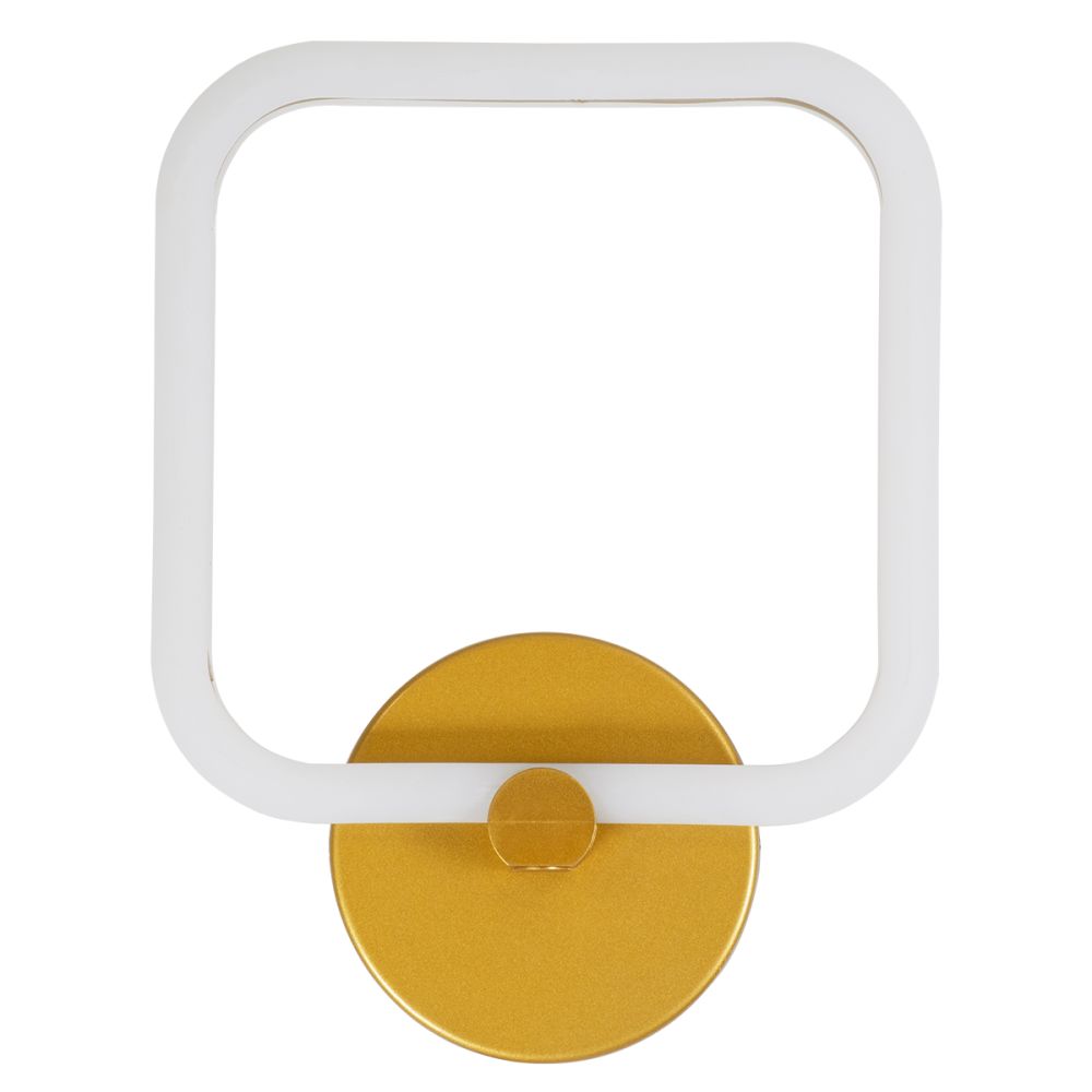 GLOBOSTAR® ELIZA 61344 Μοντέρνο Φωτιστικό Τοίχου - Απλίκα LED 8W 960lm 360° AC 220-240V IP20 Ρυθμιζόμενο Λευκό CCT με On/Off 2700K/4500K/6000K - Lumileds SMD Chip - Χρυσό - Μ22 x Π5 x Υ28.5cm - 3 Χρόνια Εγγύηση
