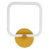 GLOBOSTAR® ELIZA 61344 Μοντέρνο Φωτιστικό Τοίχου - Απλίκα LED 8W 960lm 360° AC 220-240V IP20 Ρυθμιζόμενο Λευκό CCT με On/Off 2700K/4500K/6000K - Lumileds SMD Chip - Χρυσό - Μ22 x Π5 x Υ28.5cm - 3 Χρόνια Εγγύηση