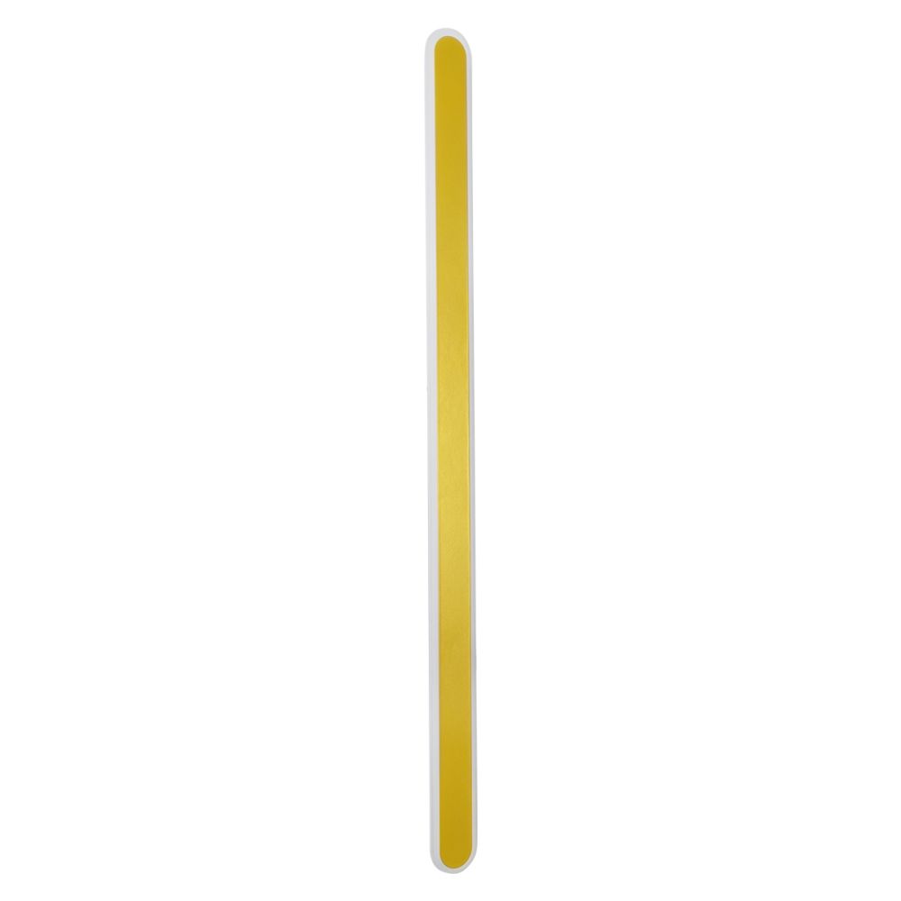 GLOBOSTAR® HOUSTON 61350 Μοντέρνο Φωτιστικό Τοίχου - Απλίκα LED 24W 2880lm 360° AC 220-240V IP20 Ρυθμιζόμενο Λευκό CCT με On/Off 2700K/4500K/6000K - Lumileds SMD Chip - Χρυσό Βούρτσας - Μ6 x Π3 x Υ100cm - 3 Χρόνια Εγγύηση