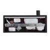 GLOBOSTAR® PALADIN 61352 Μοντέρνο Φωτιστικό Τοίχου - Απλίκα Ξενοδοχείου Reading Light με Φορτιστή USB 3A & Wireless 20W LED 6W 720lm 36° & 360° AC 220-240V IP20 Φυσικό Λευκό 4500K - Bridgelux COB Chip & TÜV SÜD Driver - Μαύρο Ματ - Μ30 x Π11 x