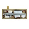 GLOBOSTAR® PALADIN 61357 Μοντέρνο Φωτιστικό Τοίχου - Απλίκα Ξενοδοχείου Reading Light με Φορτιστή USB 3A & Wireless 20W LED 6W 720lm 36° & 360° AC 220-240V IP20 Φυσικό Λευκό 4500K - Bridgelux COB Chip & TÜV SÜD Driver - Χρυσό Βούρτσας - Μ30 x 