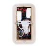 GLOBOSTAR® LADY-O 61366 Μοντέρνο Φωτιστικό Τοίχου - Απλίκα Ξενοδοχείου Reading Light με Φορτιστή USB 3A LED 10W 1000lm 36° & 360° AC 220-240V IP20 Φυσικό Λευκό 4500K - Bridgelux COB Chip & TÜV SÜD Driver - Χρυσό Βούρτσας - Μ10.5 x Π10 x Υ18.5cm - 