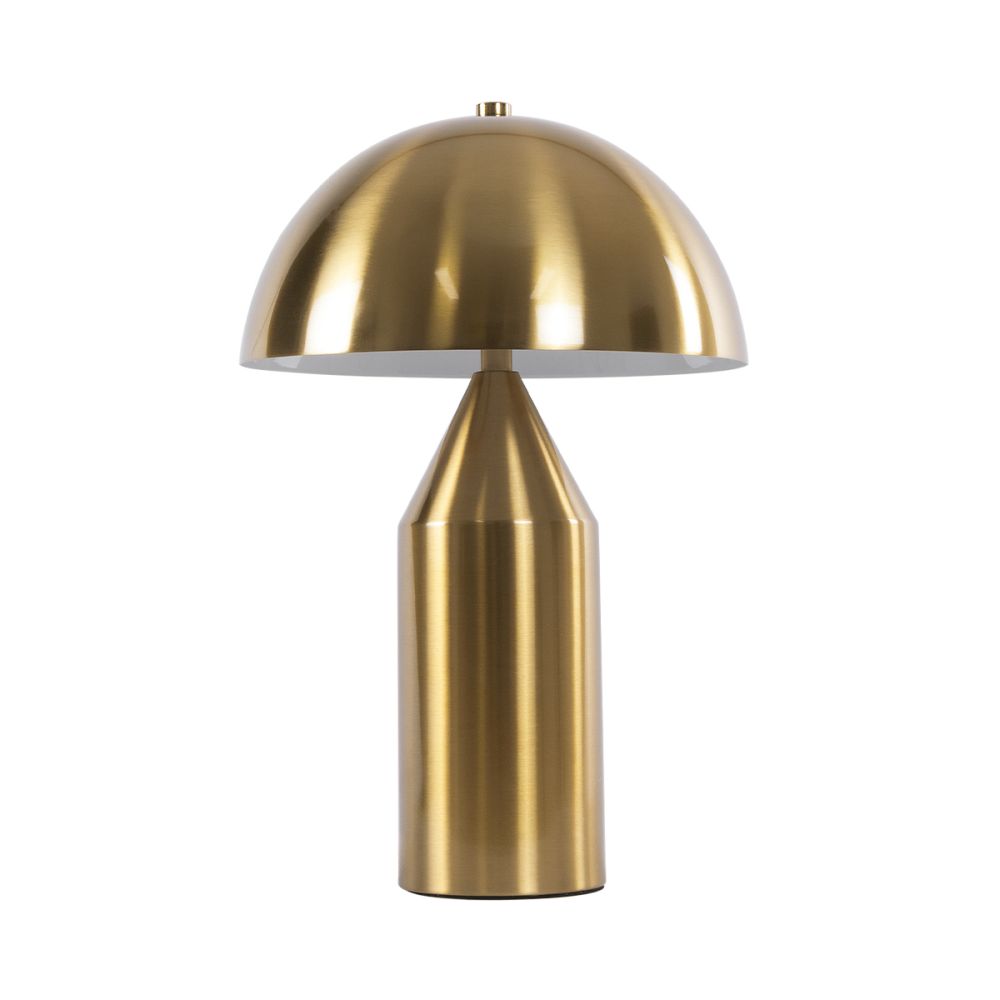 GLOBOSTAR® URANUS-S 61451 Μοντέρνο Επιτραπέζιο Φωτιστικό Πορτατίφ με Ντουί 2 x E27 AC 220-240V IP20 - Χρυσό - Μ25 x Π25 x Υ39cm