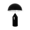 GLOBOSTAR® URANUS-L 61457 Μοντέρνο Επιτραπέζιο Φωτιστικό Πορτατίφ με Ντουί 2 x E27 AC 220-240V IP20 - Μαύρο - Μ50 x Π50 x Υ77cm