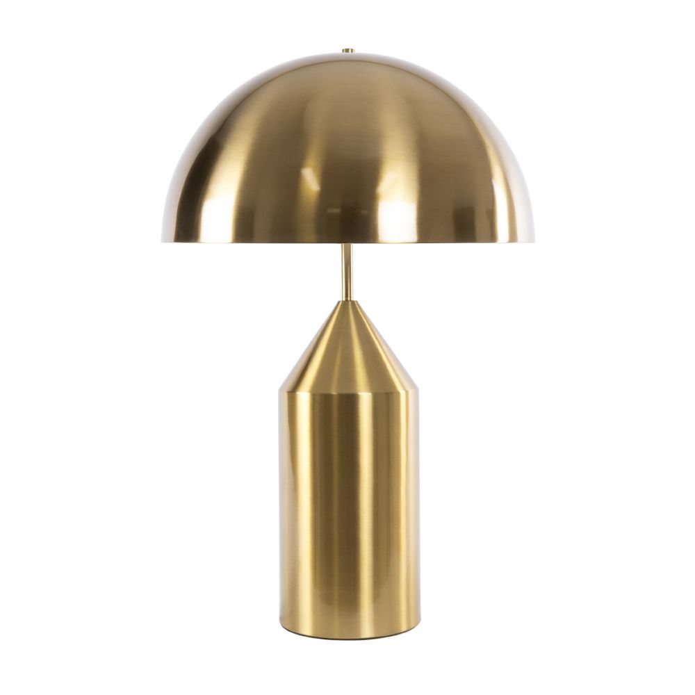 GLOBOSTAR® URANUS-L 61459 Μοντέρνο Επιτραπέζιο Φωτιστικό Πορτατίφ με Ντουί 2 x E27 AC 220-240V IP20 - Χρυσό - Μ50 x Π50 x Υ77cm