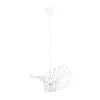 GLOBOSTAR® LUMINOVA 61463 Μοντέρνο Κρεμαστό Φωτιστικό Οροφής με Ντουί 1 x E27 AC 220-240V IP20 - Λευκό - Μ40 x Π40 x Υ20cm