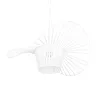 GLOBOSTAR® LUMINOVA 61465 Μοντέρνο Κρεμαστό Φωτιστικό Οροφής με Ντουί 1 x E27 AC 220-240V IP20 - Λευκό - Μ60 x Π60 x Υ25cm