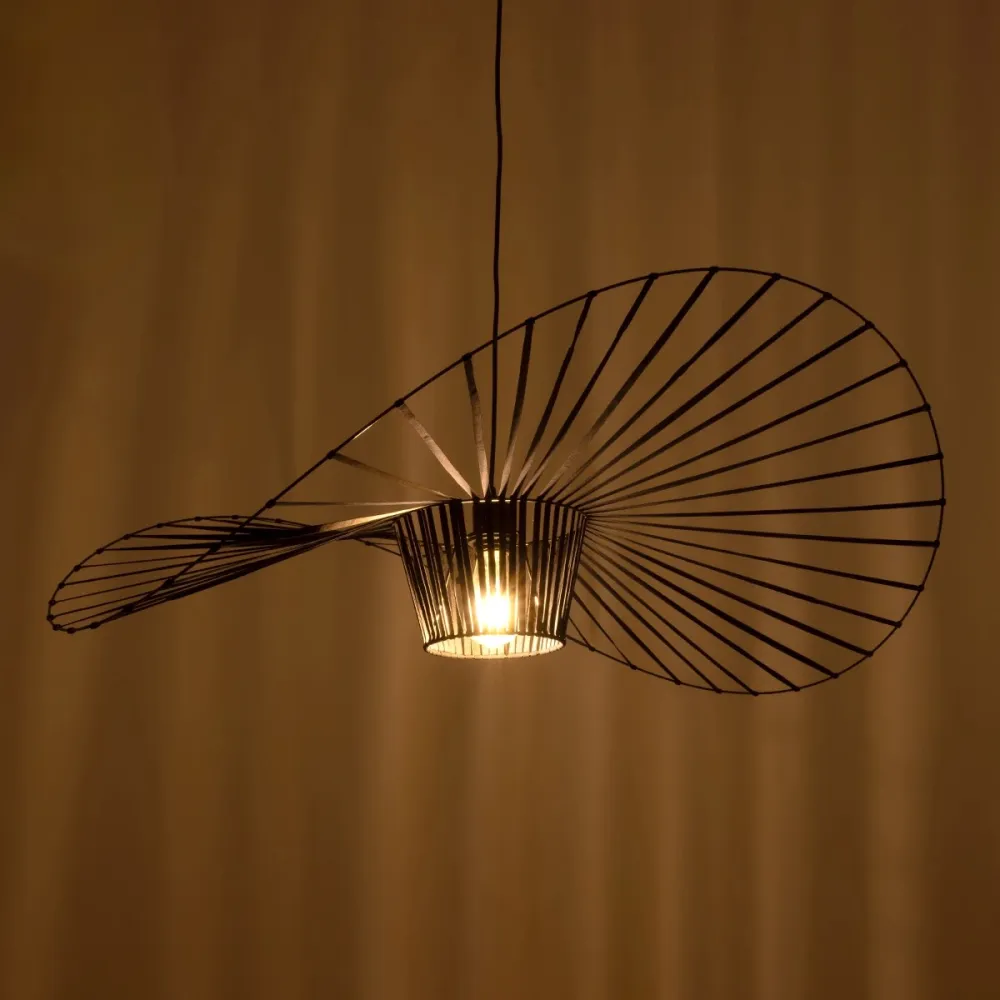 GLOBOSTAR® LUMINOVA 61467 Μοντέρνο Κρεμαστό Φωτιστικό Οροφής με Ντουί 1 x E27 AC 220-240V IP20 - Μαύρο - Μ100 x Π100 x Υ30cm