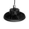GLOBOSTAR® INDUSTRY 61501 Βιομηχανικό Φωτιστικό Καμπάνα High Bay UFO LED 150W 22500lm 90° AC 220-240V Αδιάβροχο IP65 Φυσικό Λευκό 5000K - Sanan Opto SMD Chip & TÜV SÜD Driver - Μαύρο Ματ - Μ26.5 x Π26.5 x Υ15cm - 5 Χρόνια Εγγύηση