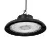GLOBOSTAR® INDUSTRY 61502 Βιομηχανικό Φωτιστικό Καμπάνα High Bay UFO LED 200W 30000lm SDCM<5 90° AC 85-265V Αδιάβροχο IP65 IK08 Φυσικό Λευκό 5000K - 338 x Sanan Opto SMD Chip & TÜV SÜD Driver - Μαύρο Χυτό Αλουμίνιο - Μ30 x Π30 x Υ16cm - 5 Χρόνια Εγ