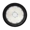 GLOBOSTAR® INDUSTRY 61502 Βιομηχανικό Φωτιστικό Καμπάνα High Bay UFO LED 200W 30000lm SDCM<5 90° AC 85-265V Αδιάβροχο IP65 IK08 Φυσικό Λευκό 5000K - 338 x Sanan Opto SMD Chip & TÜV SÜD Driver - Μαύρο Χυτό Αλουμίνιο - Μ30 x Π30 x Υ16cm - 5 Χρόνια Εγ