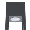 GLOBOSTAR® MONTERREY 61511 Φωτιστικό Urban Πλατείας/Πάρκου LED 40W 5440lm 60° AC 220-240V Αδιάβροχο IP65 Φυσικό Λευκό 5000K - Lumileds SMD Chip & Mean Well TÜV Driver - Γκρι Ανθρακί Ματ - Μ20 x Π20 x Υ200cm - 5 Χρόνια Εγγύηση