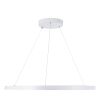 GLOBOSTAR® DIAMOND 61521 Μοντέρνο Κρεμαστό Φωτιστικό Οροφής LED 67W 7504lm 360° AC 220-240V IP20 Ρυθμιζόμενο Λευκό CCT με Χειριστήριο από 2700K έως 6000K Dimmable - Lumileds SMD Chip - Λευκό Ματ - Μ80 x Π80 x Υ110cm - 3 Χρόνια Εγγύηση