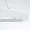 GLOBOSTAR® DIAMOND 61521 Μοντέρνο Κρεμαστό Φωτιστικό Οροφής LED 67W 7504lm 360° AC 220-240V IP20 Ρυθμιζόμενο Λευκό CCT με Χειριστήριο από 2700K έως 6000K Dimmable - Lumileds SMD Chip - Λευκό Ματ - Μ80 x Π80 x Υ110cm - 3 Χρόνια Εγγύηση