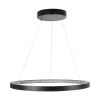 GLOBOSTAR® DIAMOND 61522 Μοντέρνο Κρεμαστό Φωτιστικό Οροφής LED 45W 5040lm 360° AC 220-240V IP20 Ρυθμιζόμενο Λευκό CCT με Χειριστήριο από 2700K έως 6000K Dimmable - Lumileds SMD Chip - Μαύρο Ματ - Μ60 x Π60 x Υ3cm - 3 Χρόνια Εγγύηση