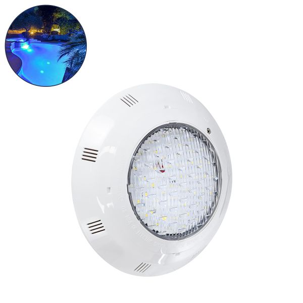 GloboStar® POOLETI 61539 PRO Φωτιστικό Πισίνας LED 25W 2000lm 120° AC/DC 12V Αδιάβροχο IP68 IK06 Tempered Glass Φ30 x Υ6.5cm Φυσικό Λευκό 4500K - Bridgelux Chip - 2 Meter VDE Certified Cable - 3 Years Warranty