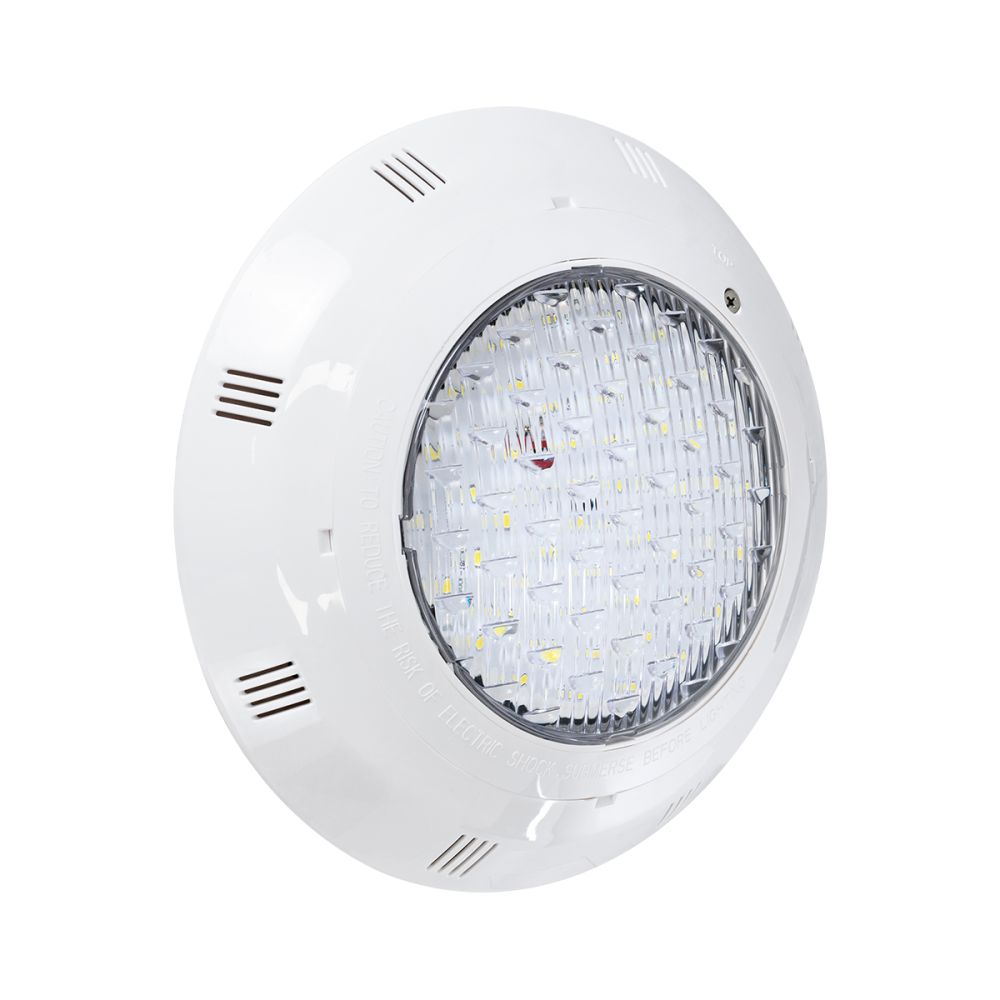 GLOBOSTAR® POOLETI 61539 Υποβρύχιο Φωτιστικό για Πισίνες/Σιντριβάνια LED 25W 2000lm 120° AC/DC 12V Αδιάβροχο IP68 Φυσικό Λευκό 4500K Dimmable - Bridgelux SMD Chip - 2m VDE Rubber Καλώδιο - Μ30 x Π30 x Υ6.5cm - 3 Χρόνια Εγγύηση