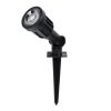 GLOBOSTAR® GARDENINI 61544 Φωτιστικό Σποτ για Φυτά - Δέντρα με Βάση Κήπου / Καρφωτό LED 5W 550lm 38° DC 24V Αδιάβροχο IP68 Πράσινο Dimmable - Lumileds SMD Chip - Μαύρο - Μ5.5 x Π5.5 x Υ13.5cm - 3 Χρόνια Εγγύηση