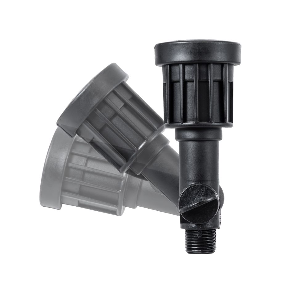 GLOBOSTAR® GARDENINI 61545 Φωτιστικό Σποτ για Φυτά - Δέντρα με Βάση Κήπου / Καρφωτό LED 5W 550lm 38° DC 24V Αδιάβροχο IP68 Μπλε Dimmable - Lumileds SMD Chip - Μαύρο - Μ5.5 x Π5.5 x Υ13.5cm - 3 Χρόνια Εγγύηση