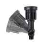 GLOBOSTAR® GARDENINI 61545 Φωτιστικό Σποτ για Φυτά - Δέντρα με Βάση Κήπου / Καρφωτό LED 5W 550lm 38° DC 24V Αδιάβροχο IP68 Μπλε Dimmable - Lumileds SMD Chip - Μαύρο - Μ5.5 x Π5.5 x Υ13.5cm - 3 Χρόνια Εγγύηση