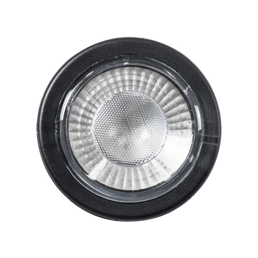 GLOBOSTAR® GARDENINI 61548 Φωτιστικό Σποτ LED 5W 550lm 38° DC 24V Αδιάβροχο IP68 Μπλε Dimmable - Lumileds SMD Chip - Μαύρο - Μ7 x Π7 x Υ14.5cm - 3 Χρόνια Εγγύηση