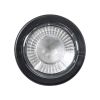 GLOBOSTAR® GARDENINI 61548 Φωτιστικό Σποτ LED 5W 550lm 38° DC 24V Αδιάβροχο IP68 Μπλε Dimmable - Lumileds SMD Chip - Μαύρο - Μ7 x Π7 x Υ14.5cm - 3 Χρόνια Εγγύηση