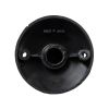 GLOBOSTAR® GARDENINI 61548 Φωτιστικό Σποτ LED 5W 550lm 38° DC 24V Αδιάβροχο IP68 Μπλε Dimmable - Lumileds SMD Chip - Μαύρο - Μ7 x Π7 x Υ14.5cm - 3 Χρόνια Εγγύηση