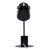 GLOBOSTAR® PENCASE 61563 Μοντέρνο Επιτραπέζιο Φωτιστικό Πορτατίφ με Ντουί 1 x E27 AC 220-240V IP20 - Μαύρο - Μ12 x Π15 x Υ38cm