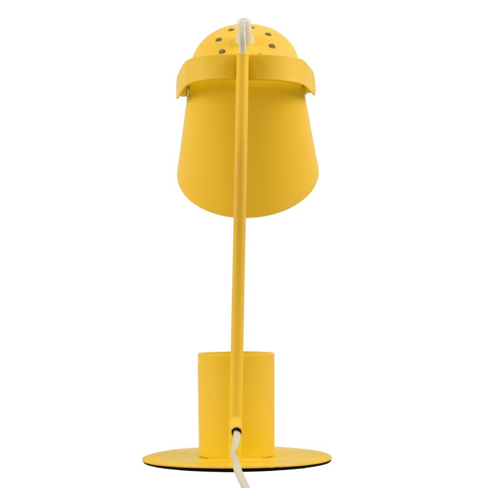 GLOBOSTAR® PENCASE 61567 Μοντέρνο Επιτραπέζιο Φωτιστικό Πορτατίφ με Ντουί 1 x E27 AC 220-240V IP20 - Κίτρινο - Μ12 x Π15 x Υ38cm