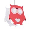 GLOBOSTAR® OWL 61576 Παιδικό Κρεμαστό Φωτιστικό Οροφής με Ντουί 1 x E27 AC 220-240V IP20 - Πολύχρωμο - Μ29.5 x Π15.5 x Υ30.5cm